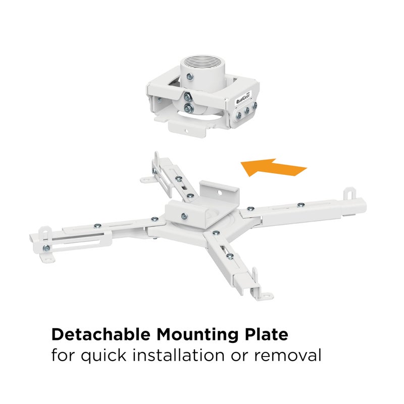 QualGear QG-PRO-PM-50-W Pro-AV Mount for 1.5" Npt Threaded Pipe Accessory - Image 3
